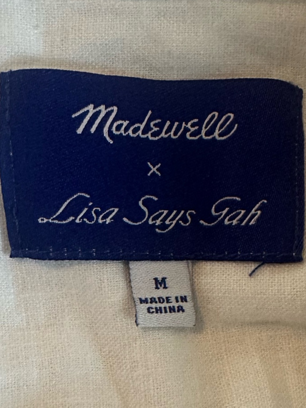 Madewell x Lisa Says Gah! Embroidered Blouse - Picture 4 of 5